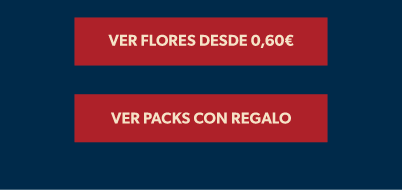 Ver flores desde 0,60 € · Ver packs con regalo